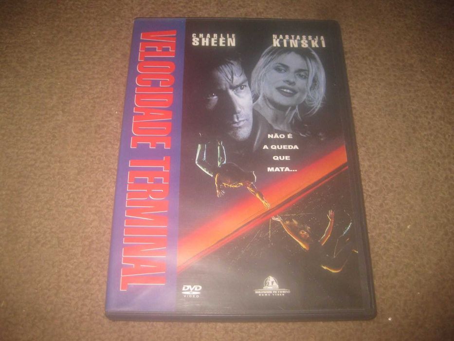 DVD "Velocidade Terminal" com Charlie Sheen/Raro!