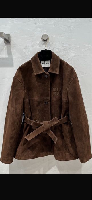 Kurtka zamszowa naturalna miu