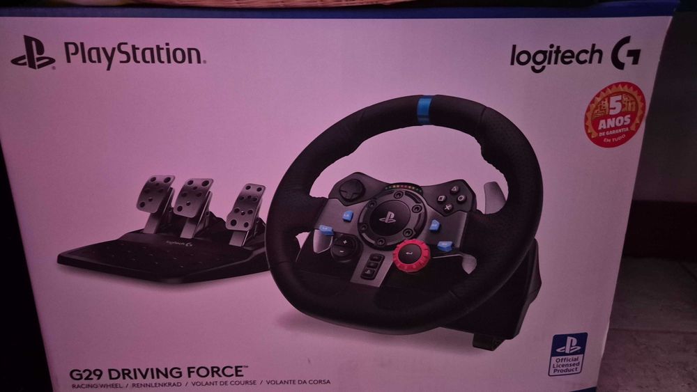 Vendo volante Logitech G29 PS5/PC e suporte