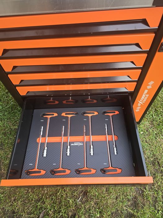 Carrinho de ferramentas 7 gavetas completas novo