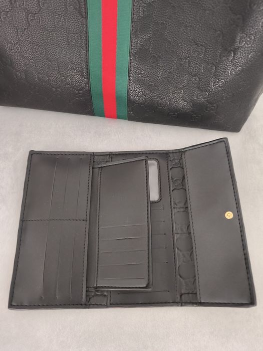 Conjunto de mala e carteira, GG