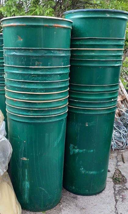 Бочка 200л металева харчова б/в для зерна, меду та харчових продуктів