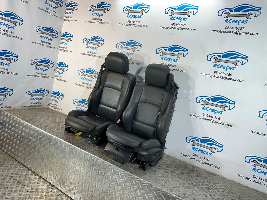 Conjunto Bancos Elétricos Memoria Pele Pack M BMW Serie 3 E93 Cabrio