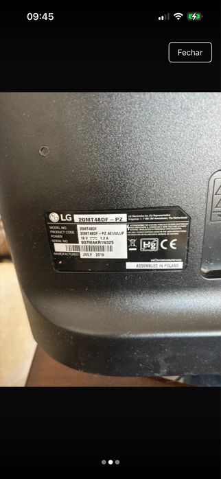 Televisão pequena LG