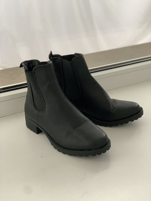 Ботинки черевички лофери челсі papaya