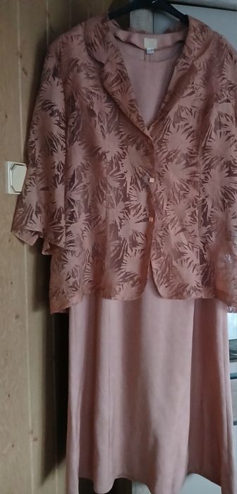 Komplet damski pomarańczowy