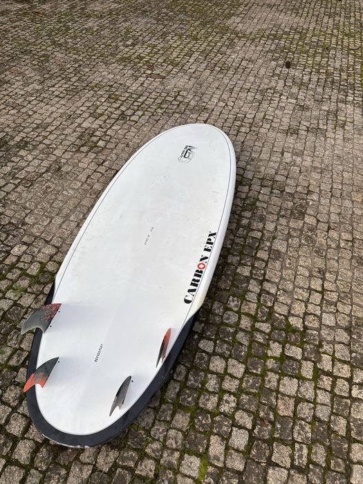 Surf baord 6:0, 47L, leash, fins