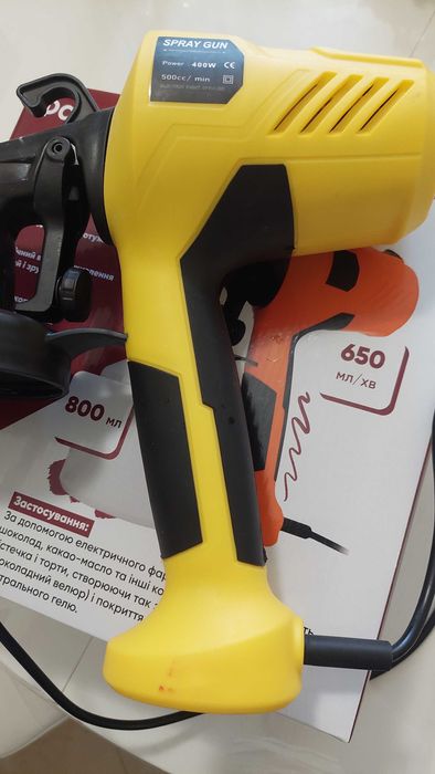 Фарборозпилювач, краскопульт кондитерський