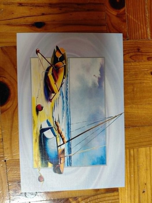 Postais sobre barcos e mar