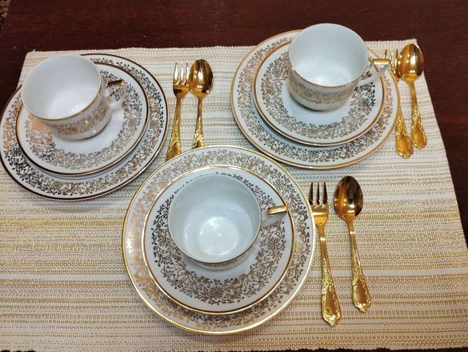 Чайно-кавові тріо. Піркенхаммер, Чехословаччина. Вінтаж