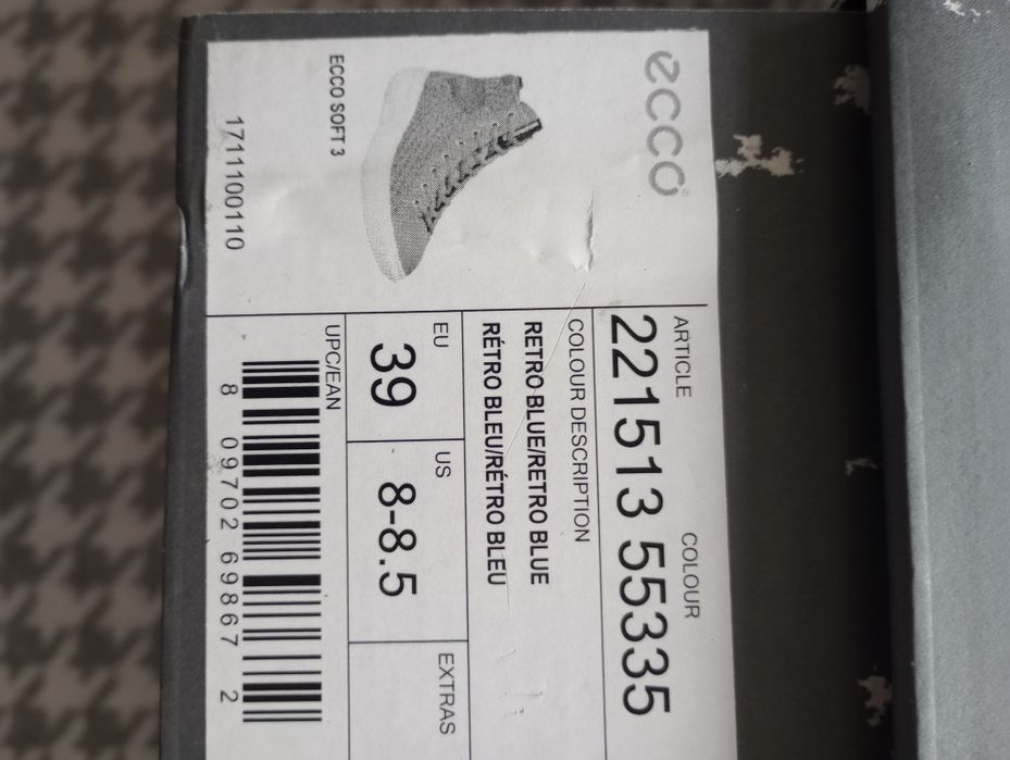 ECCO  damskie  r. 39