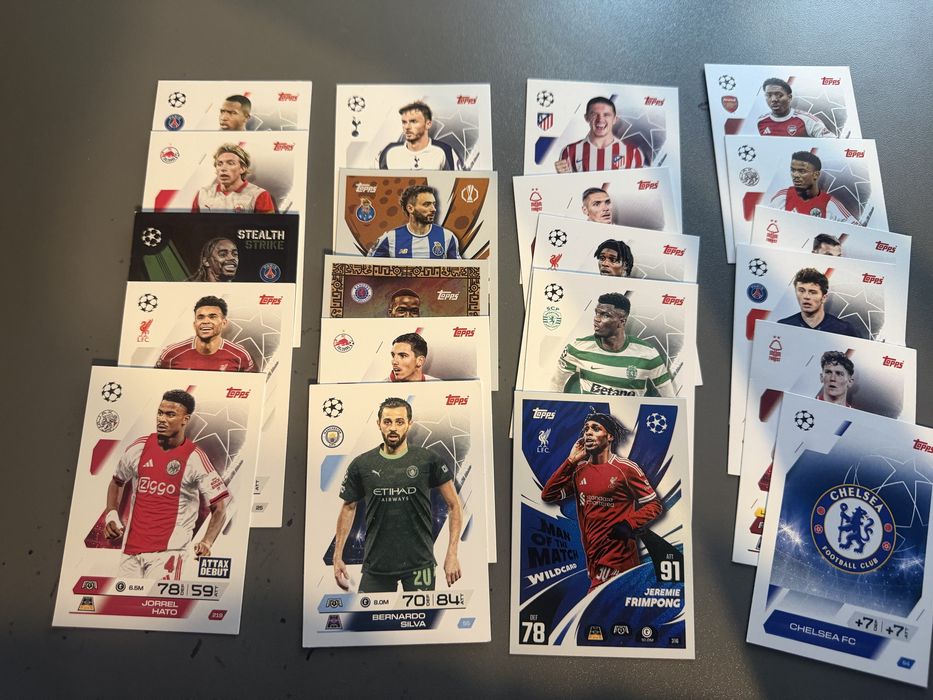 Karty pilkarskie topps match attax