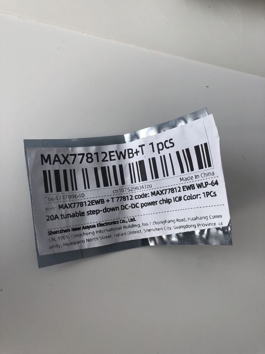 IC MAX77812EWB EWB424729683532851201