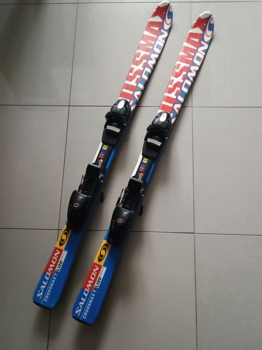 Komplet - Narty dzieciece Salomon L120, Buty Lange 25
