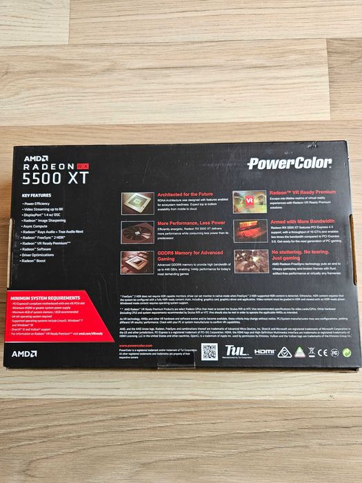 Karta graficzna PowerColor Radeon RX 5500 XT 8 GB