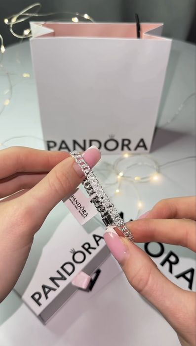 Браслет Pandora Срібло « Сяюче паве » 925 проба !