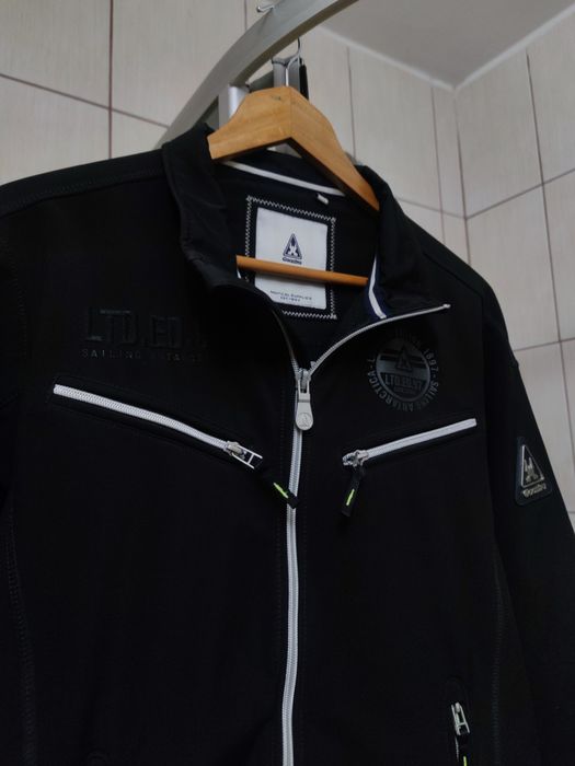 bluza kurtka M Gaastra softshell sportowa czarna Black ciemna bluza ho