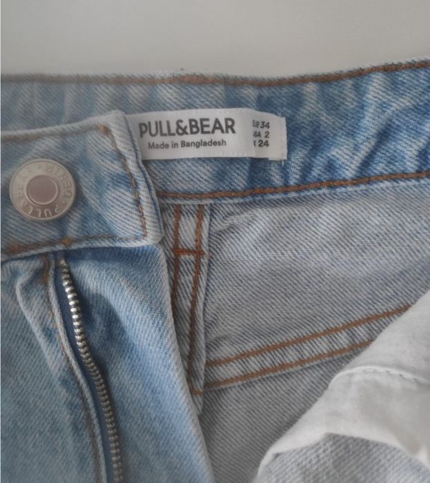Джинсові шорти pull&bear xs світлі