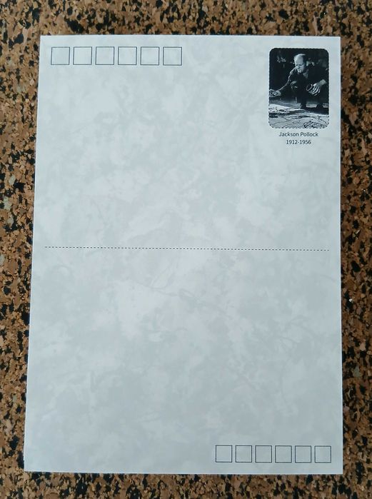 30 Postais de obras de arte de Jackson Pollock