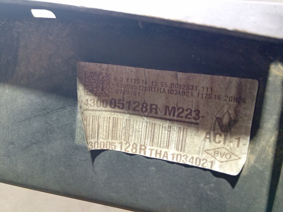 Eixo traseiro discos RENAULT Talisman (L2M_)