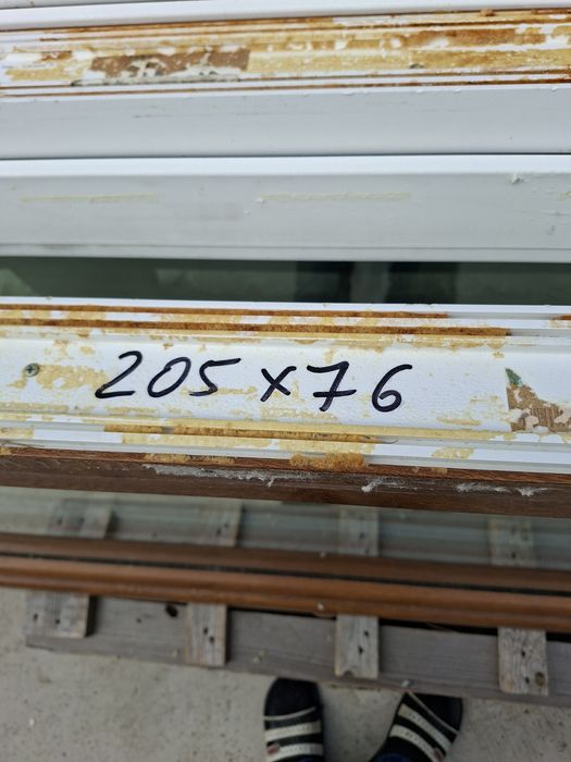 Okno pcv trzyszybowe 205x76
