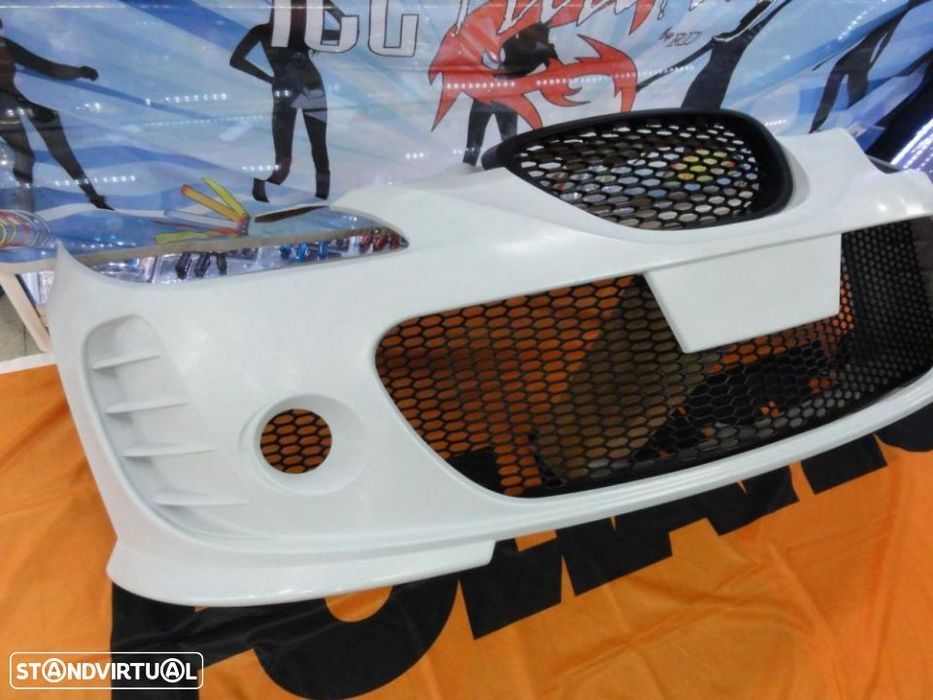 Para-Choques frontal em fibra Seat Leon  1P 05-09 Copa Edition com ou sem grelha e rede universal