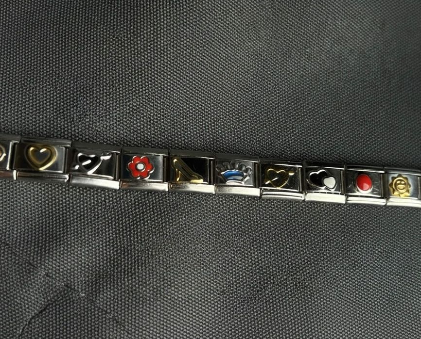 Bransoletka Italian Charms - Ręcznie personalizowana
