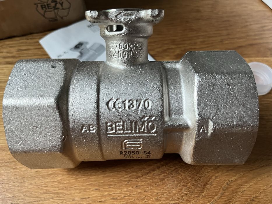 1. Belimo R2050-S4 zawór kulowy odcinający (DN50)CENA ZA 2 SZTUKI