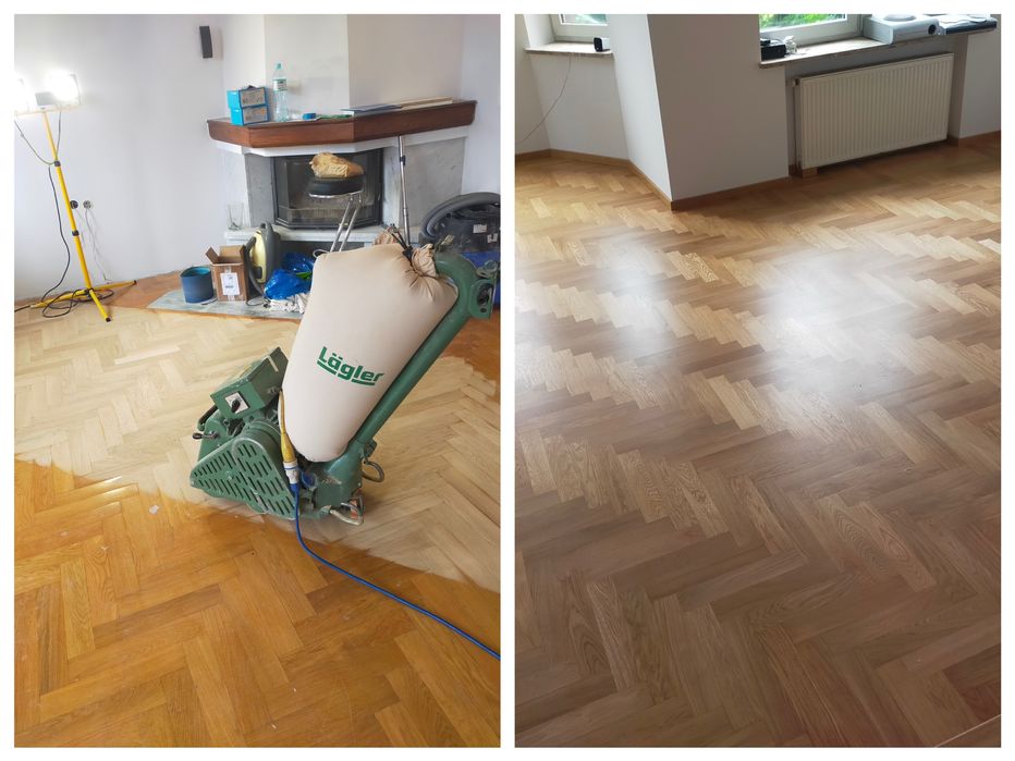 Cyklinowanie | Renowacja schodów | Układanie podłóg