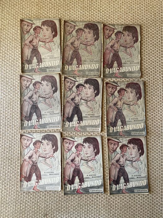Vários livros O vagabundo ,Os Sete todos antigos