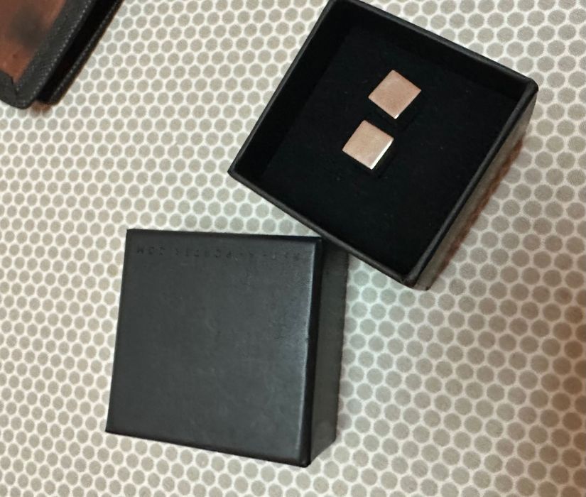 Мужские запонки. Новые запонки в форме куба куб сталь подарки