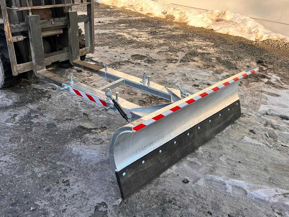 Pług do Wózka Widłowego odśnieżanie śnieg na widły ocynk POLSKA PROD