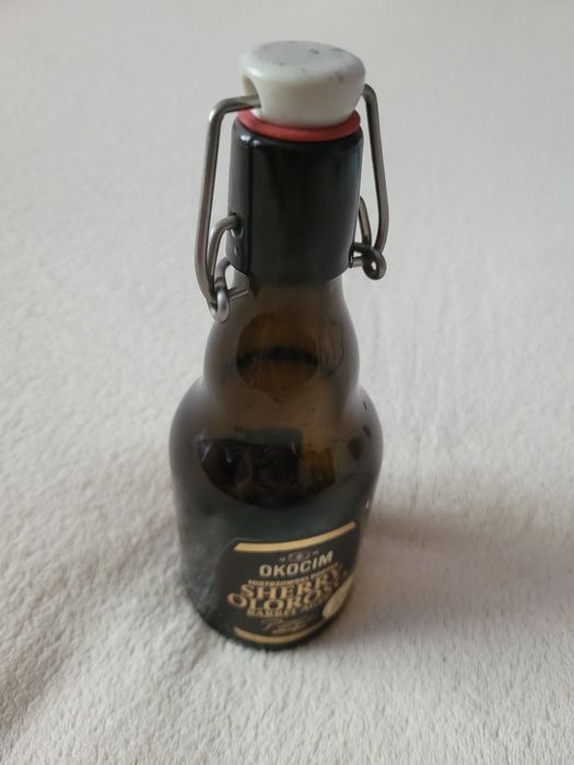 Butelka limitowana Porteru Sherry Oloroso Barrel Aged z Okocim