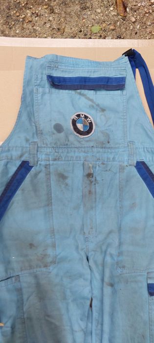 spodnie robocze warsztatowe ogrodniczki BMW oryginał =