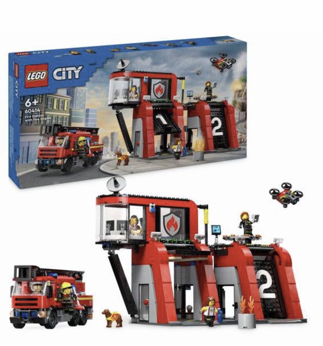 Конструктор Lego City Fire Station пожежна станція