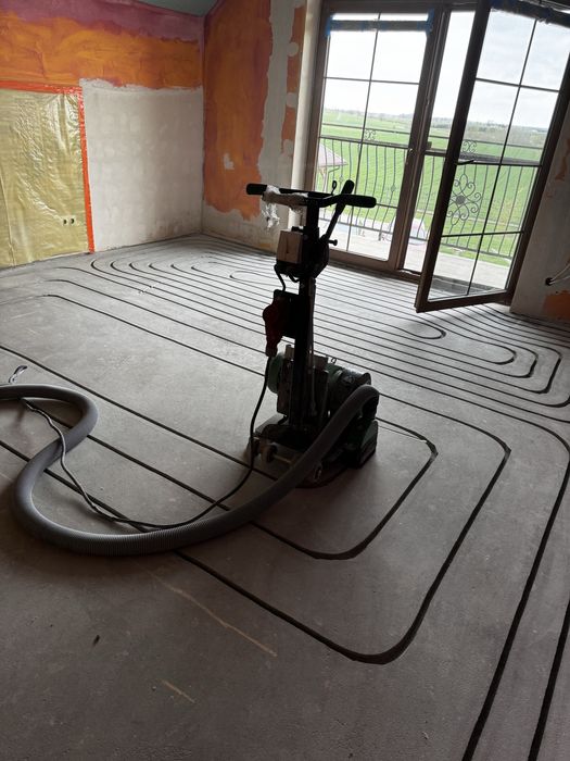 Frezowanie w posadzkach pod ogrzewanie podłogowe