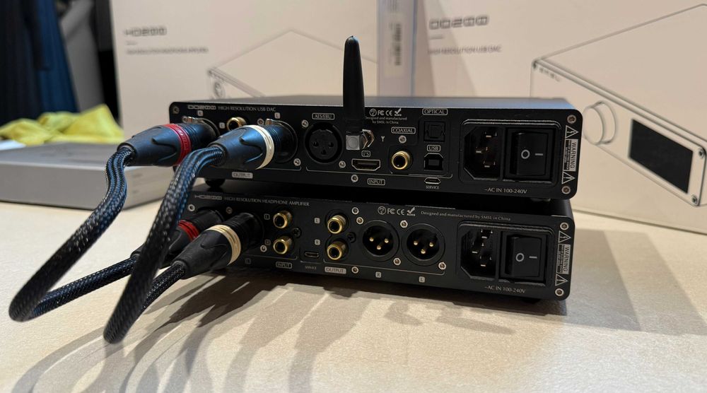 Wzmacniacz słuchawkowy i DAC  SMSL HO200 DO200   zbalansowany MQA