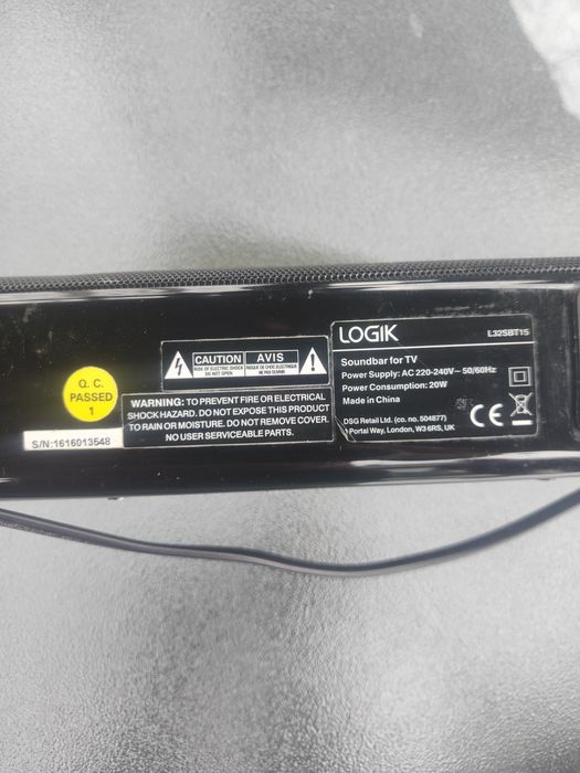 Sound bar Logik L32SBT15