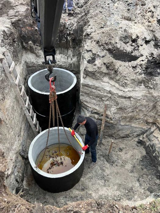 Септики під ключ Київ та Область / Монтаж септика, Вигрібних ям