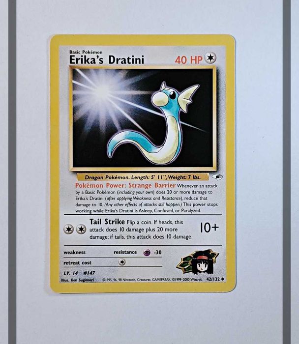 Erika's Dratini 42/132 GH Pokemon ENG-NM
