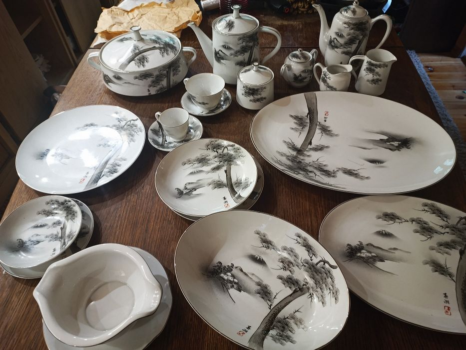 Oryginalna Japońska Porcelana Obiadowa
