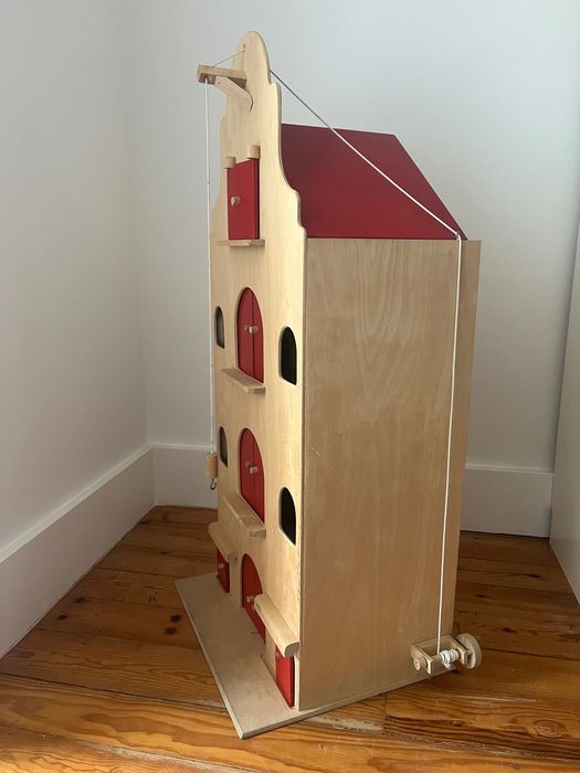 Casa bonecas madeira tipo holandês