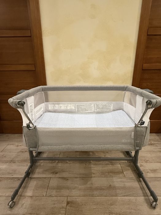 Преміум ліжечко-колиска Kinderkraft. Премиум кроватка-люлька.