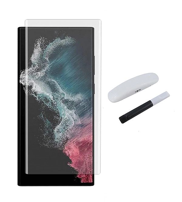 Szkło Hartowane UV+ Lampa UV do Samsung Galaxy S22 Ultra