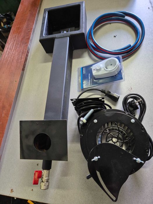 palnik na każdy olej - z płynną regulacją mocy,  piec  KOMPLET