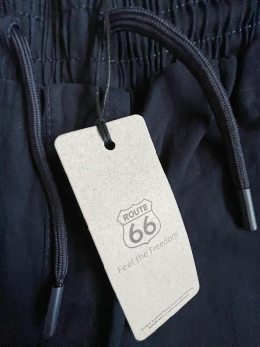 Spodnie bojówki granatowe męskie