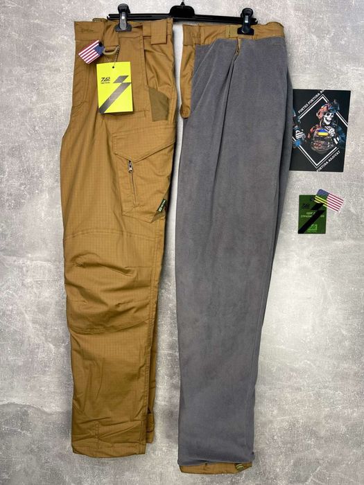 Утеплені штани койот зимові штани койот штани на флісі койот