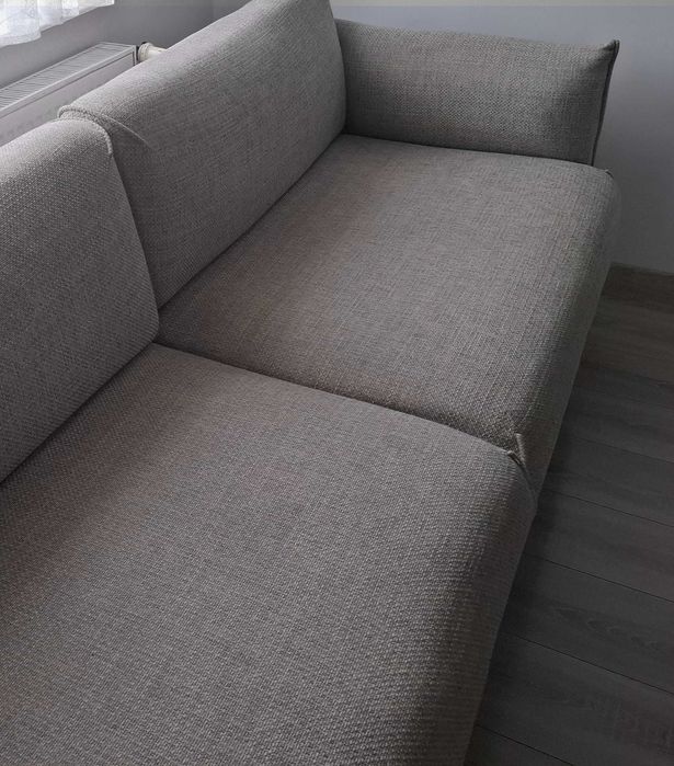 IKEA Sofa 3-osobowa, ÄPPLARYD, Lejde jasnoszary