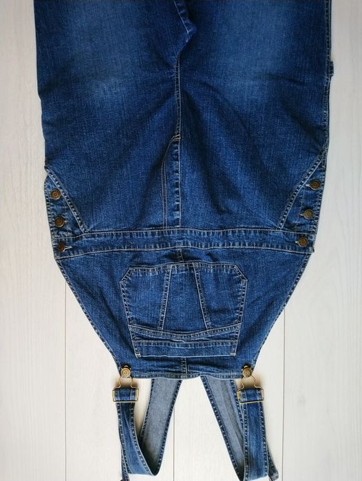 Джинсовий комбінезон для вагітних Motherline S розмір