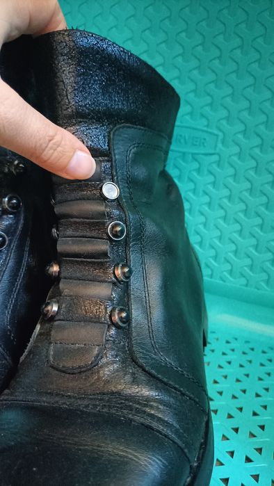 Skórzane buty jesienne